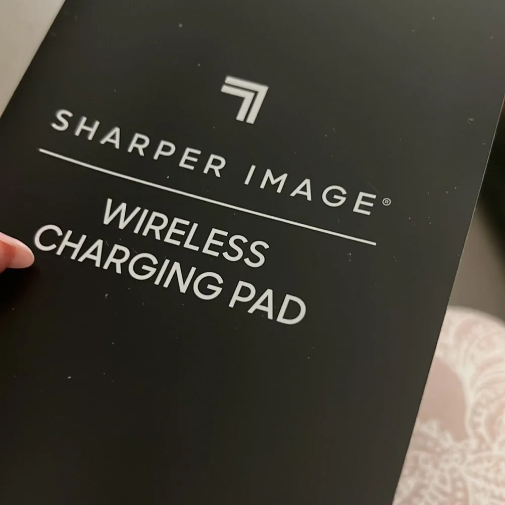 COPY - Sharper Image Wireless Charging Pad in gray NWOT